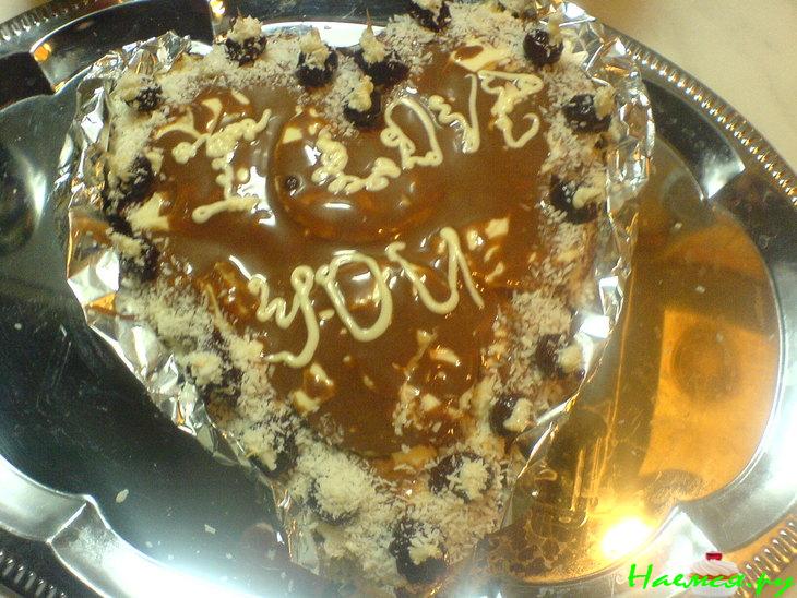 Торт "Валентинов день"