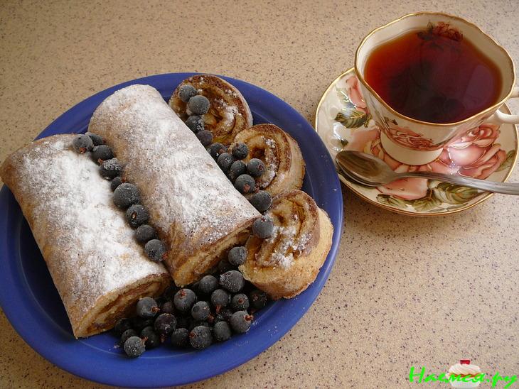 Бисквитный рулет на молоке Бисквитный рулет на молоке