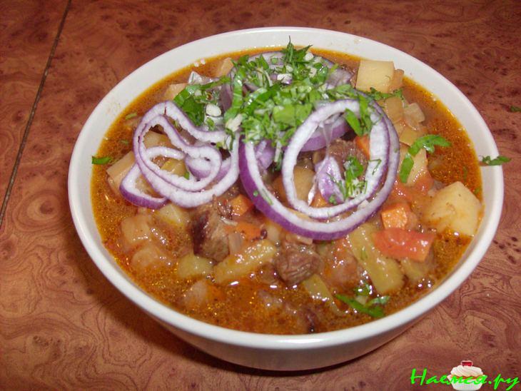 Лагман со спагетти Лагман со спагетти