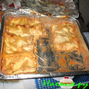 Лазанья овощная с грибами Лазанья овощная с грибами