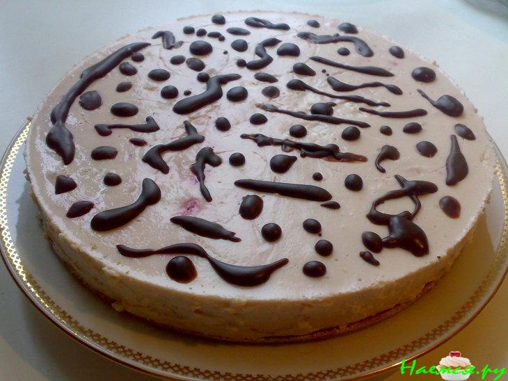 Творожный торт с коньяком Творожный торт с коньяком