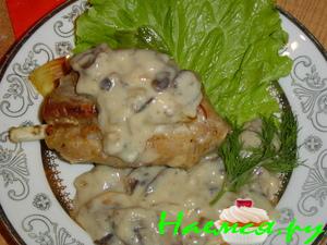 "Рябчики" c грибным соусом "Рябчики" c грибным соусом