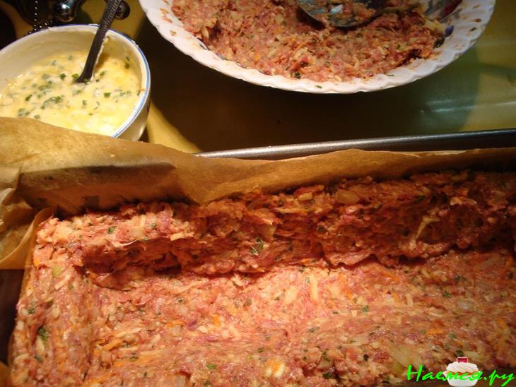 Мясной хлеб с картофельной начинкой Мясной хлеб с картофельной начинкой