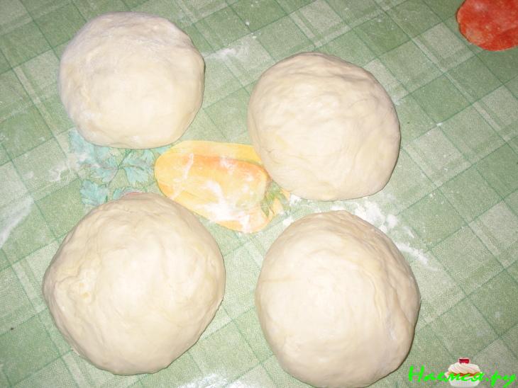 Пицца из дрожжевого теста