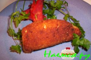 Фаршированная тушка кальмара