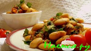 Фасоль, тушённая с томатами Фасоль, тушённая с томатами