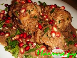 "Курица в гранатовом соусе"