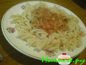 Паста с овощами Паста с овощами