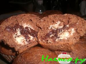 Шоколадно-кокосовые маффины Шоколадно-кокосовые маффины