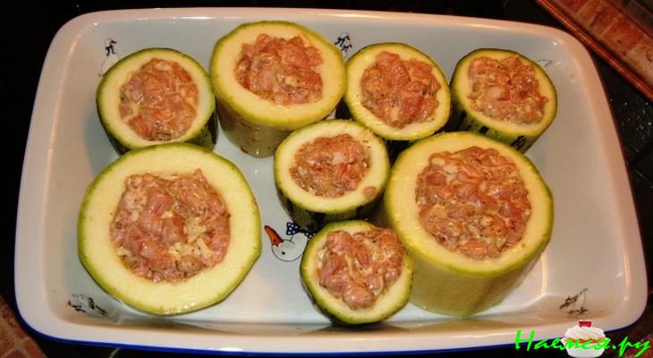Кабачки фаршированные Кабачки фаршированные