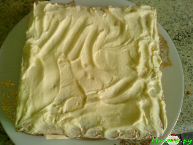 Торт черничный с ванильным кремом