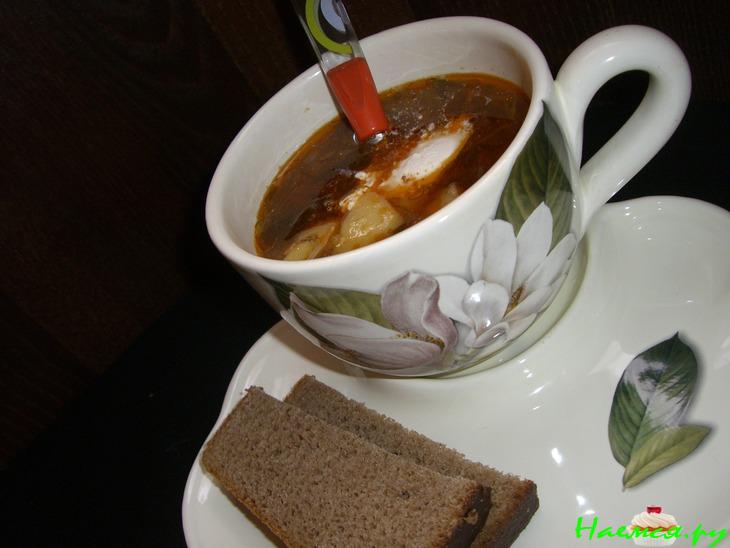 Суп со свининой "За уши не оттащить!!!"