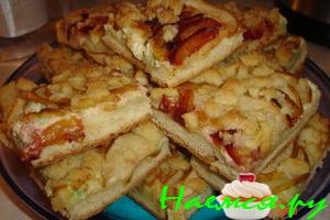 Сливово-грушевый пирог Сливово-грушевый пирог