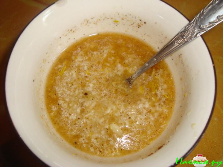 Курица фаршированная ананасами (вариант) 