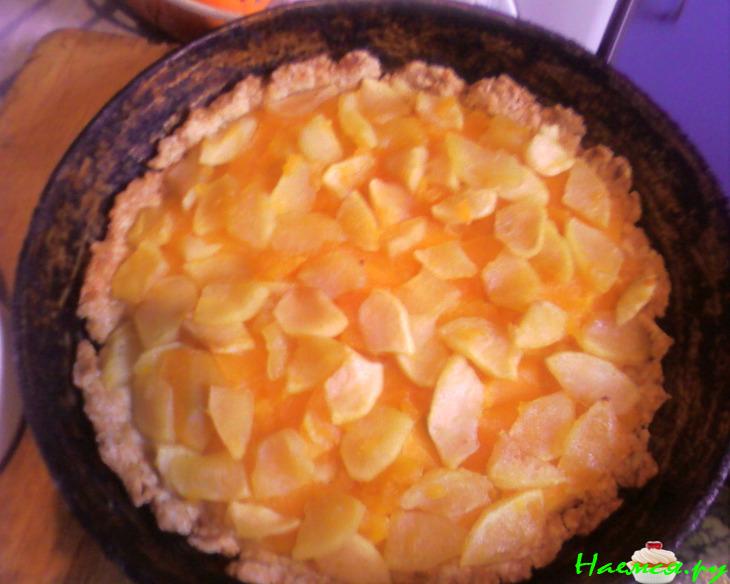 Пирог с тыквой и яблоками