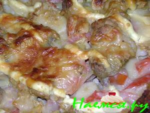 Мясо по - французки (мой вариант)