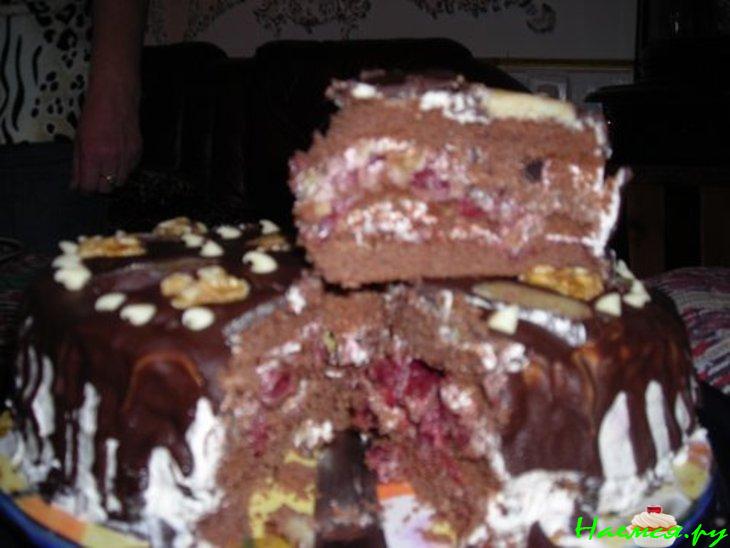 Торт вишнево-шоколадный