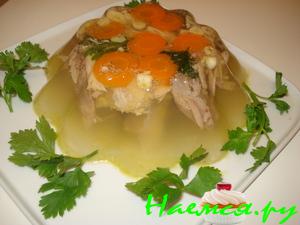 Холодец из петуха