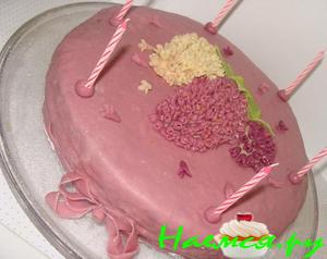 Сиреневый торт для любимой сестрёнки! Сиреневый торт для любимой сестрёнки!