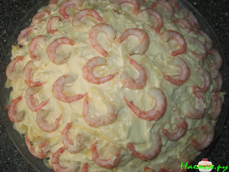 Салат слоеный "Сказки Нептуна"