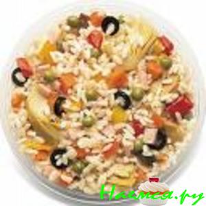 Салат из риса или макарон Салат из риса или макарон