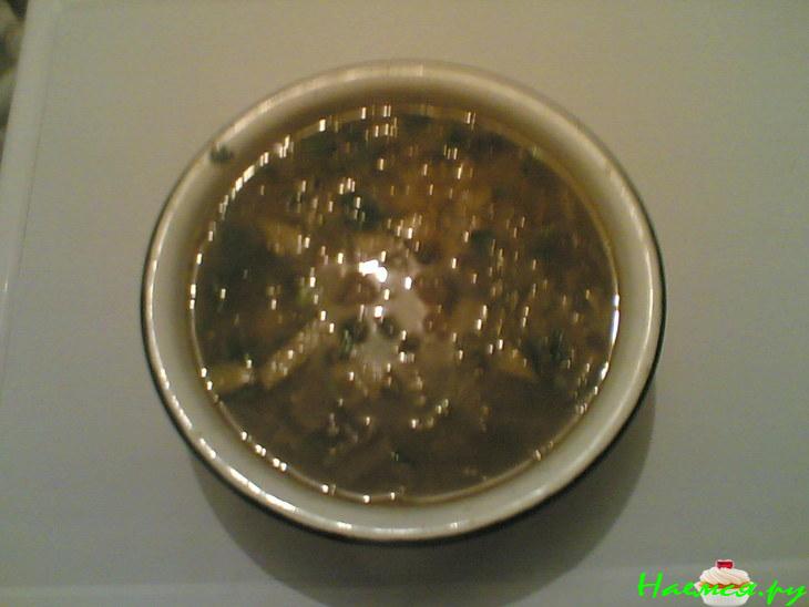 Щи "Сушёные грибочки"