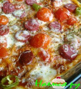 Пицца из лаваша