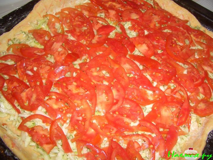 Овощной пирог с капустой Овощной пирог с капустой