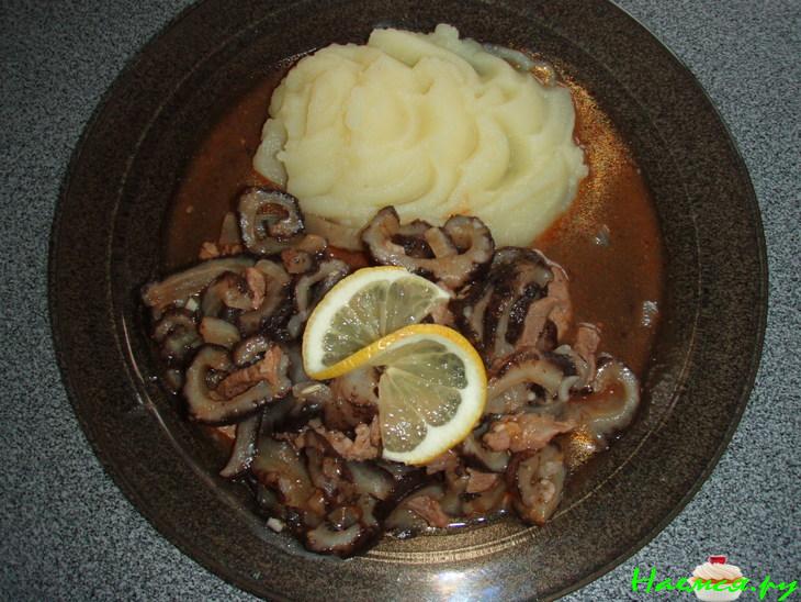 Скоблянка с мясом из кукумарии Скоблянка с мясом из кукумарии