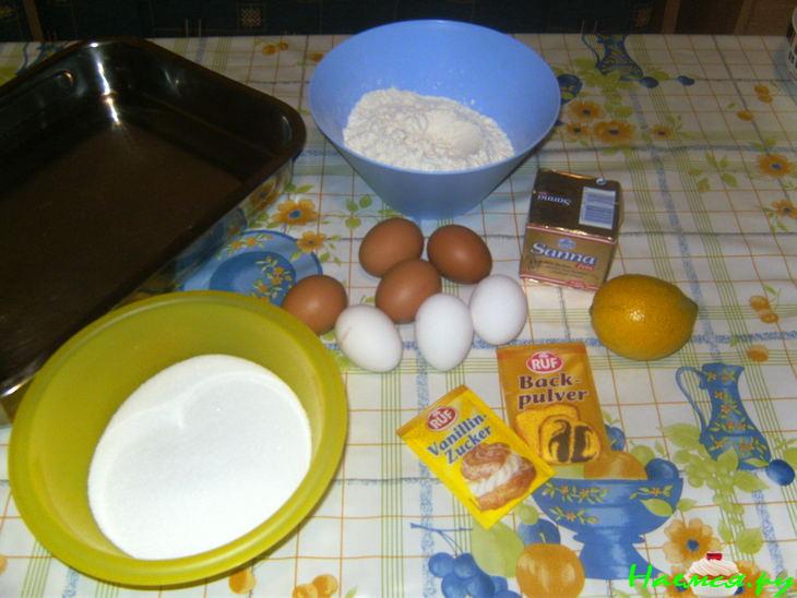 Лимонный бисквит Лимонный бисквит