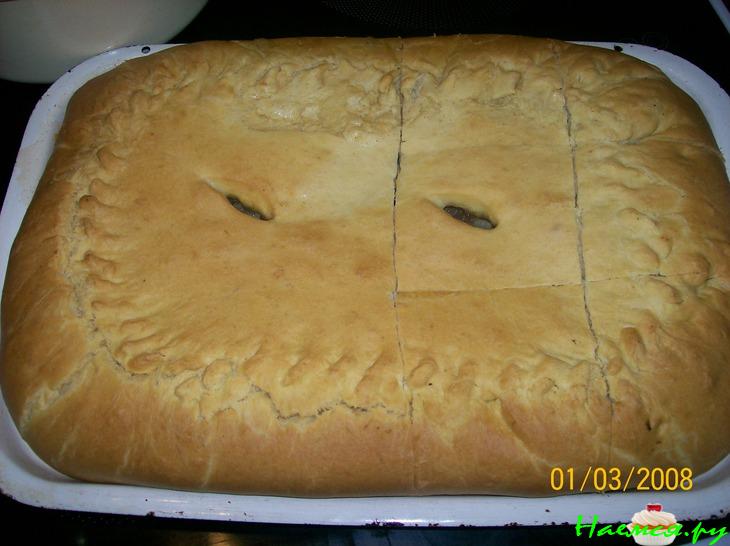 Пироги из бездрожжевого сдобного теста (с мясом и с яблоками)