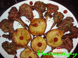 Пикантные бараньи ребрышки