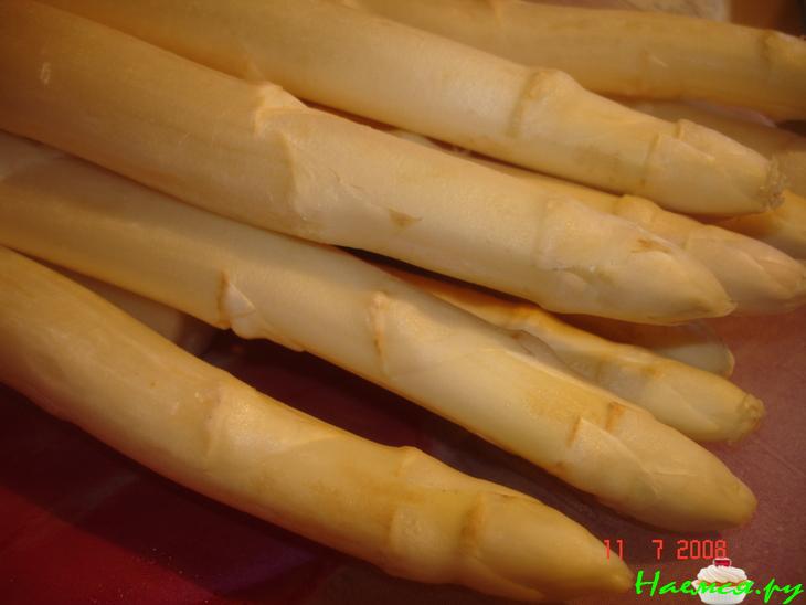 Лосось со спаржей