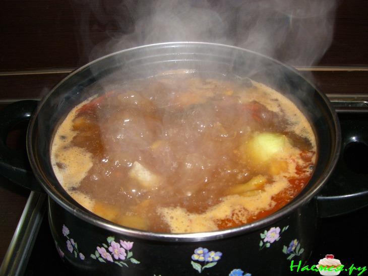 Суп со свининой "За уши не оттащить!!!"