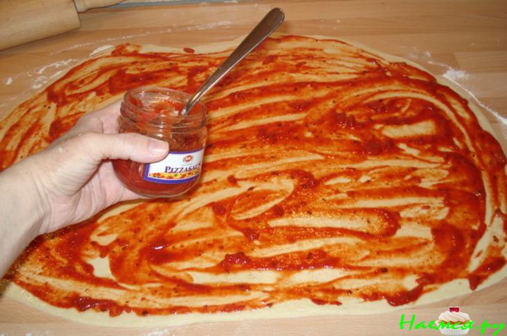 Пицца - рулетики