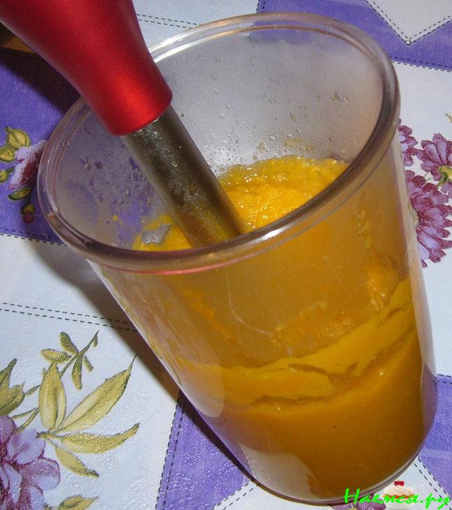 Суп-пюре из тыквы с лисичками Суп-пюре из тыквы с лисичками