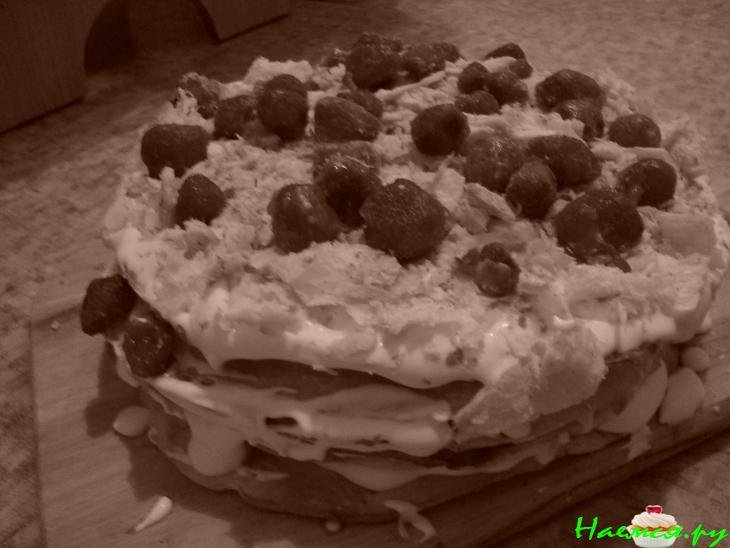 Слоеный торт 'Strawberries i want you'