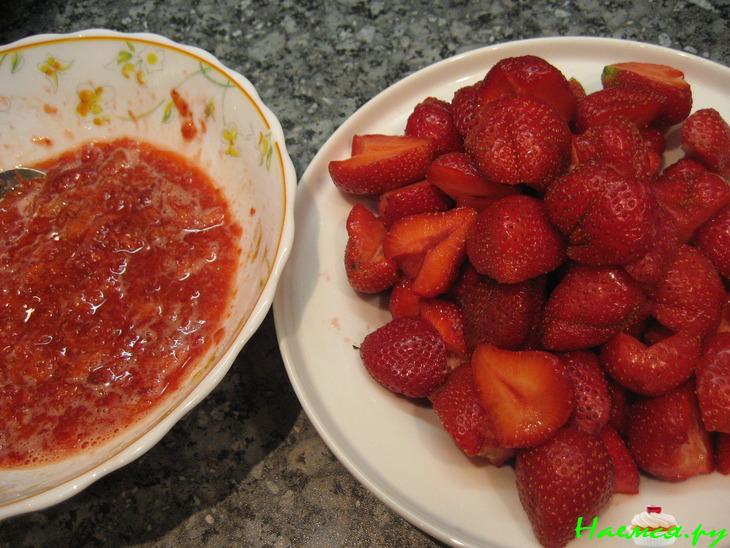 Клубничный торт с йогуртом