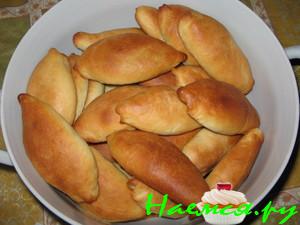 Пирожки печёные с грибами