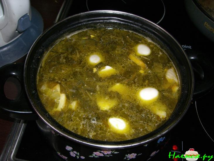 Супчик щавелевый - ну ооочень вкусный!!!