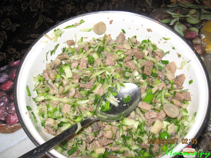 Салат мясной "Выдумка"