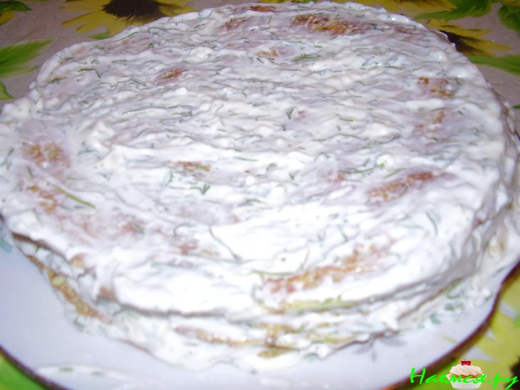 Торт из кабачков