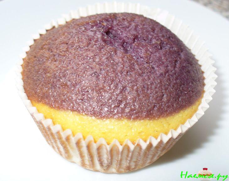 Мини-Маннички с черничным соком