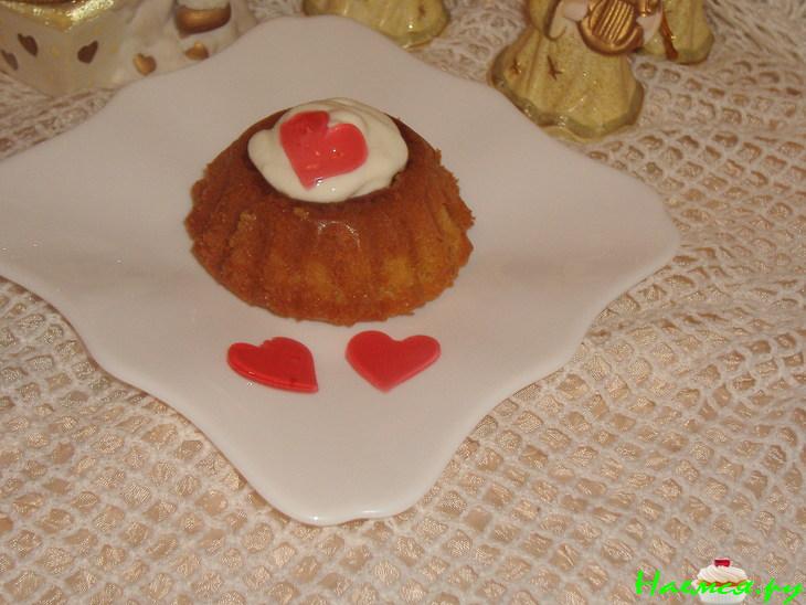 Вишнёвые кексы-пирожные