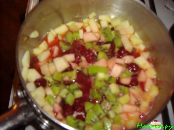 Пирожные "Фруктовый микс"