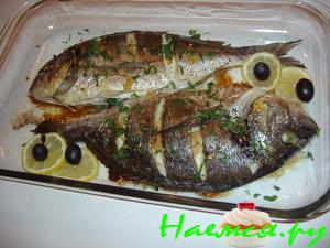 Рыба в чесночном соусе