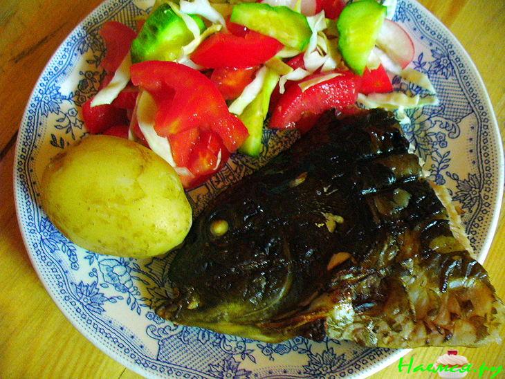 Сазан на углях