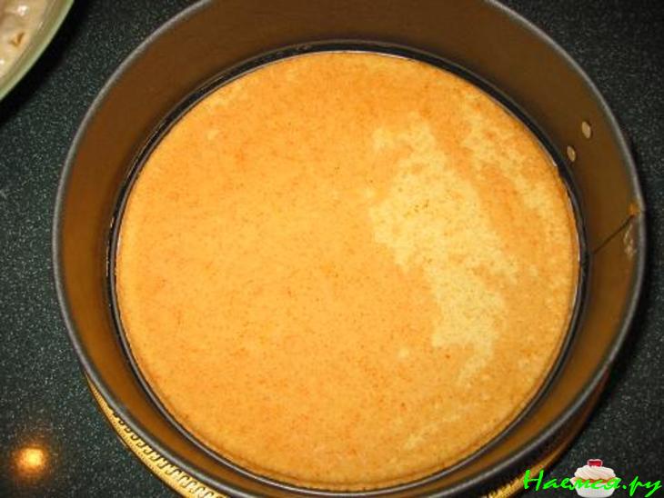 Персиковый торт - суфле