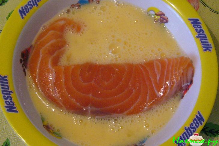 Сёмга в картофельной панировке