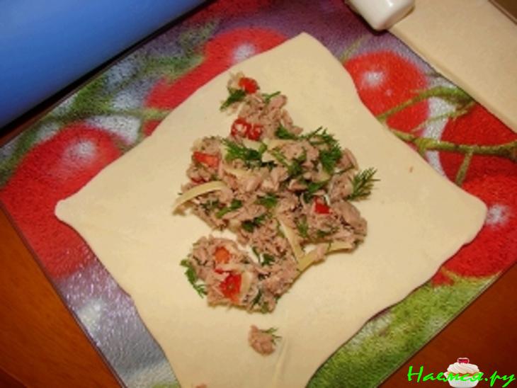 Закусочные пирожки с тунцом Закусочные пирожки с тунцом